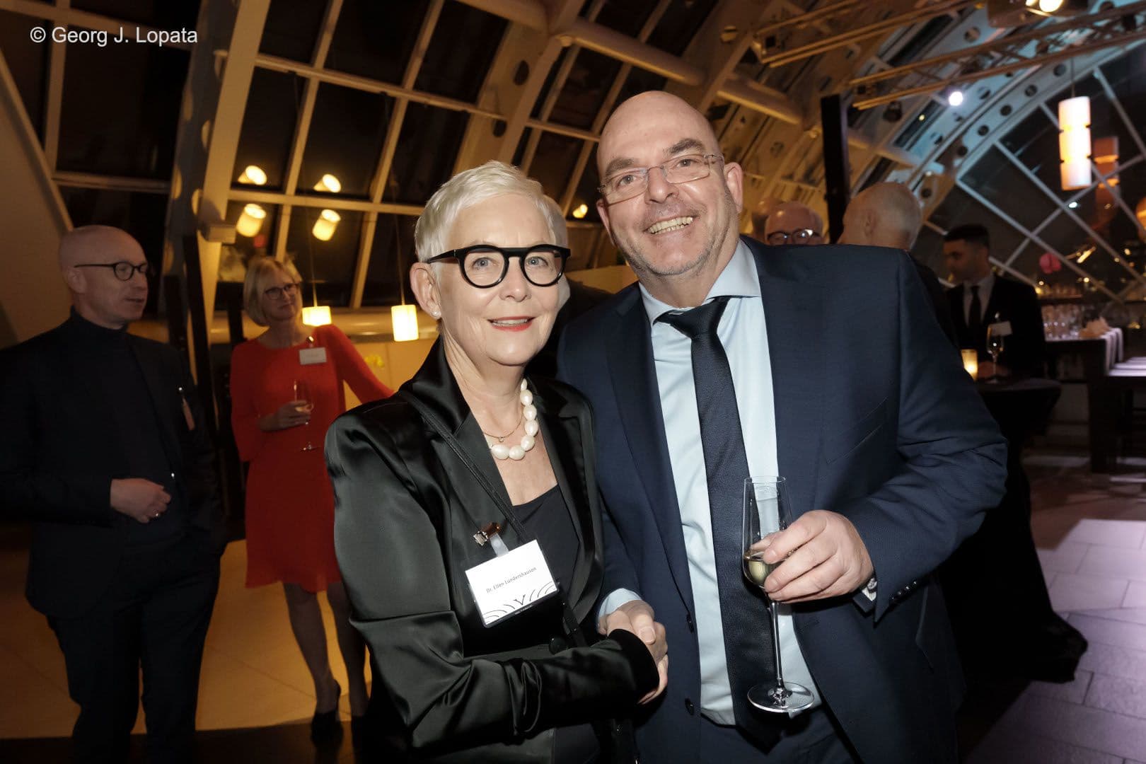 Fehlt auf fast keinem Event: BMG-Staatssekretär Edgar Franke mit Ellen Lundershausen (BÄK)