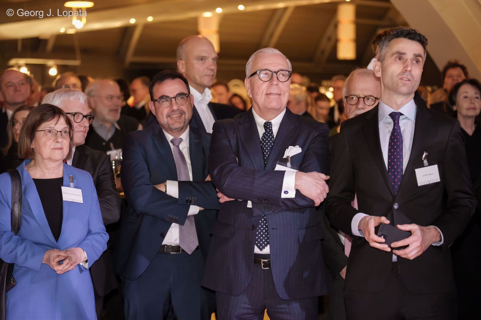 Brandenburgs Gesundheitsministerin Ursula Nonnenmacher, der bayerische Gesundheitsminister Klaus Holletschek, BÄK-Präsident Klaus Reinhardt und Peter Bobbert, Präsident der Berliner Ärztekammer (v.l.n.r.)