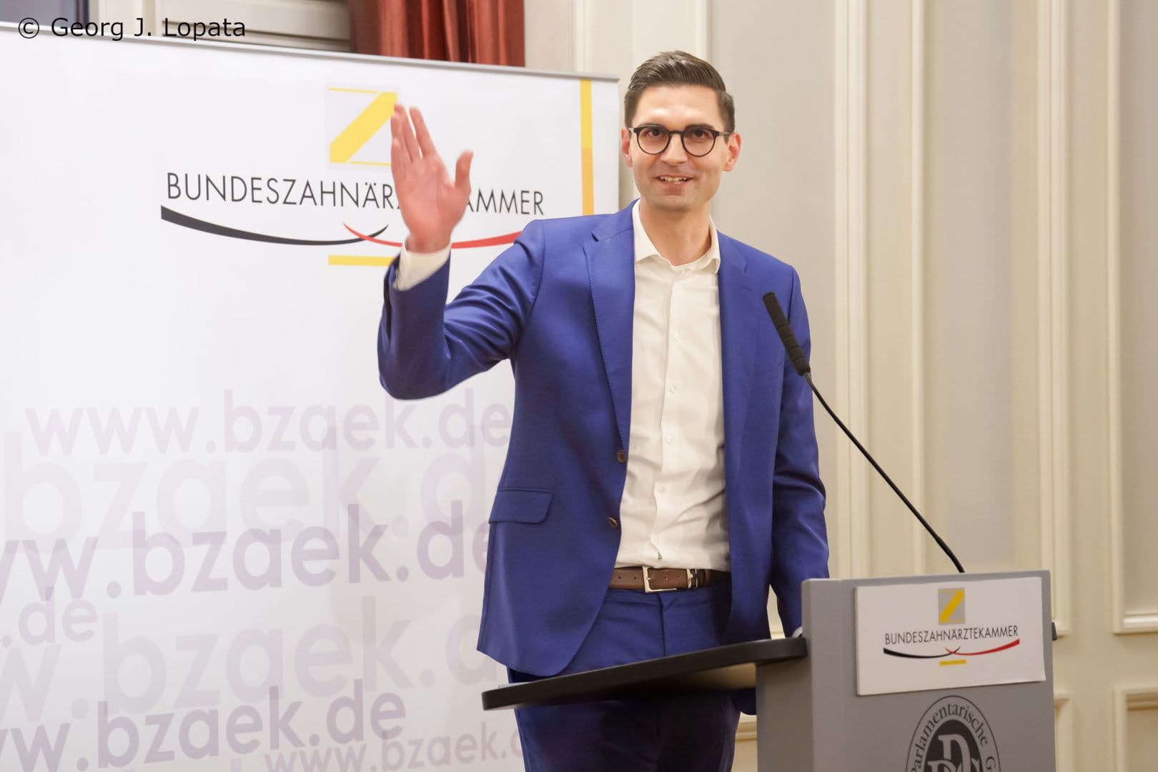 Sepp Müller MdB (CDU) während seiner einführenden Worte