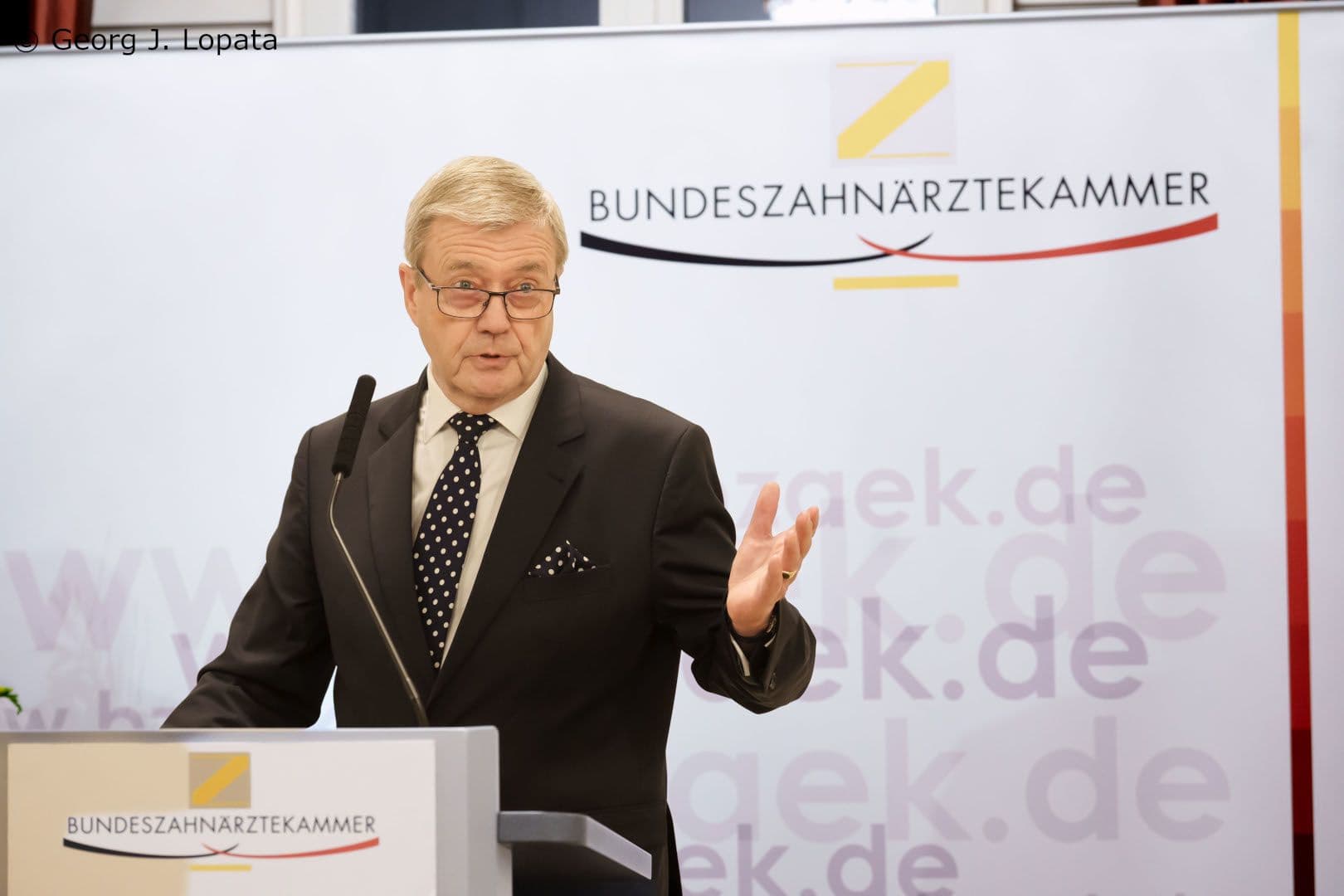 Die letzte Rede des KZBV-Vorstandsvorsitzenden Wolfang Eßer auf dem Neujahrsempfang