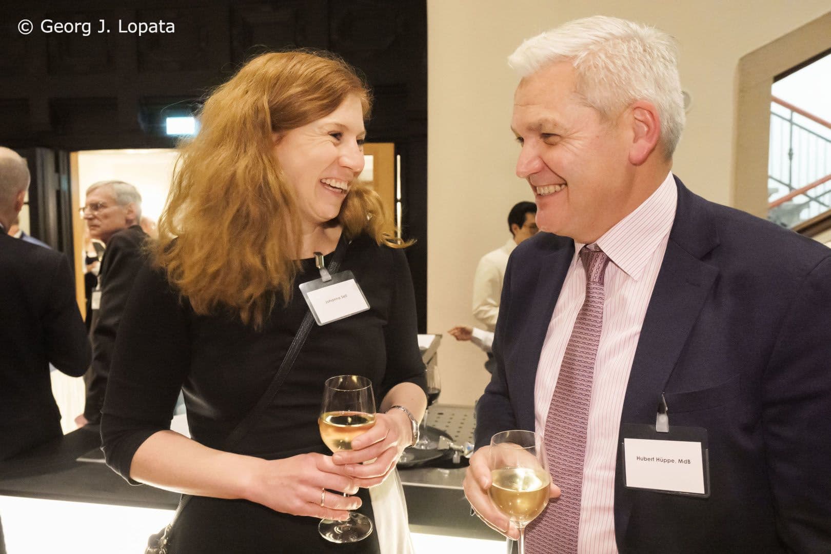 Johanna Sell (BMG) mit Hubert Hüppe MdB (CDU)