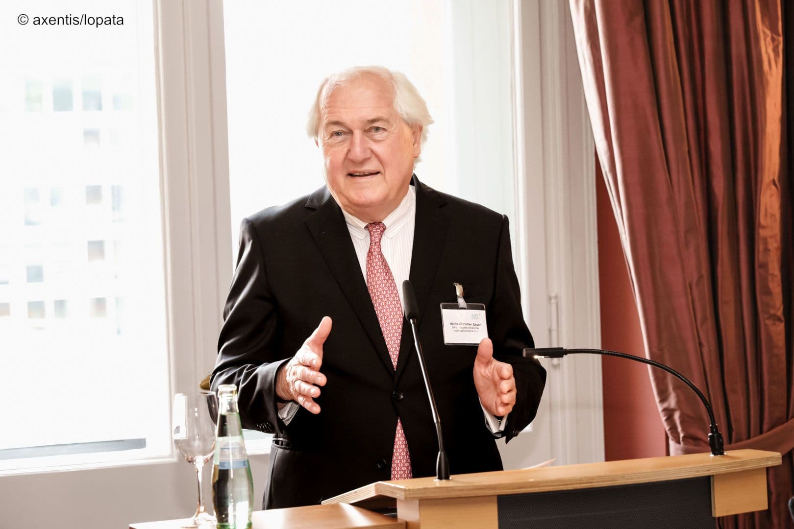 Für Heinz Christian Esser ist der SHV sein Kind.