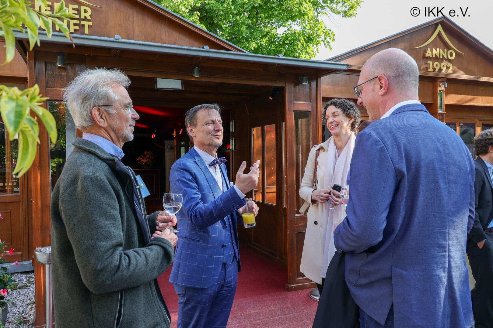 Eckehard Linnemann, Jürgen Hohnl (IKK e.V.), Rosemarie Wehner und Uwe Schwenk (beide Bertelsmann Stiftung) (v.l.n.r.)