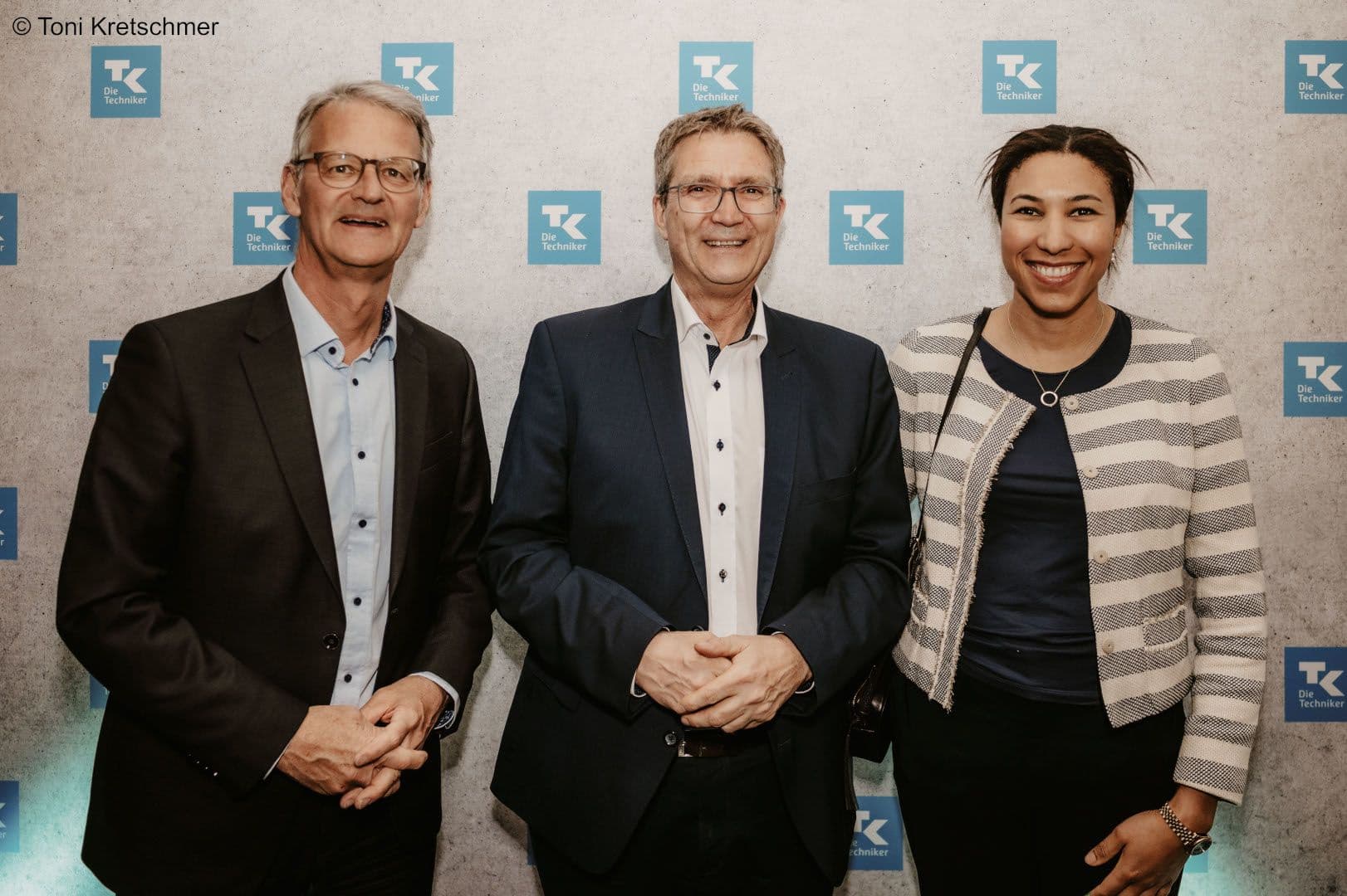 Die TK im Kreise der DKG: Gerald Gaß (DKG), Thomas Ballast (TK) und Henriette Neumeyer (DKG) (v.l.n.r.)