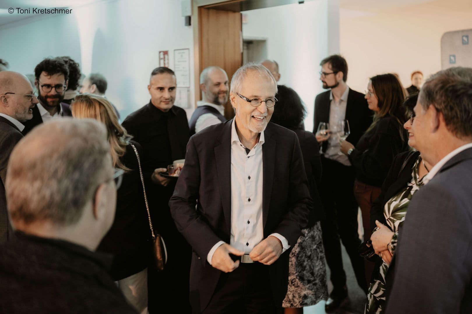 Gut gelaunt auch Michael Weller (BMG)