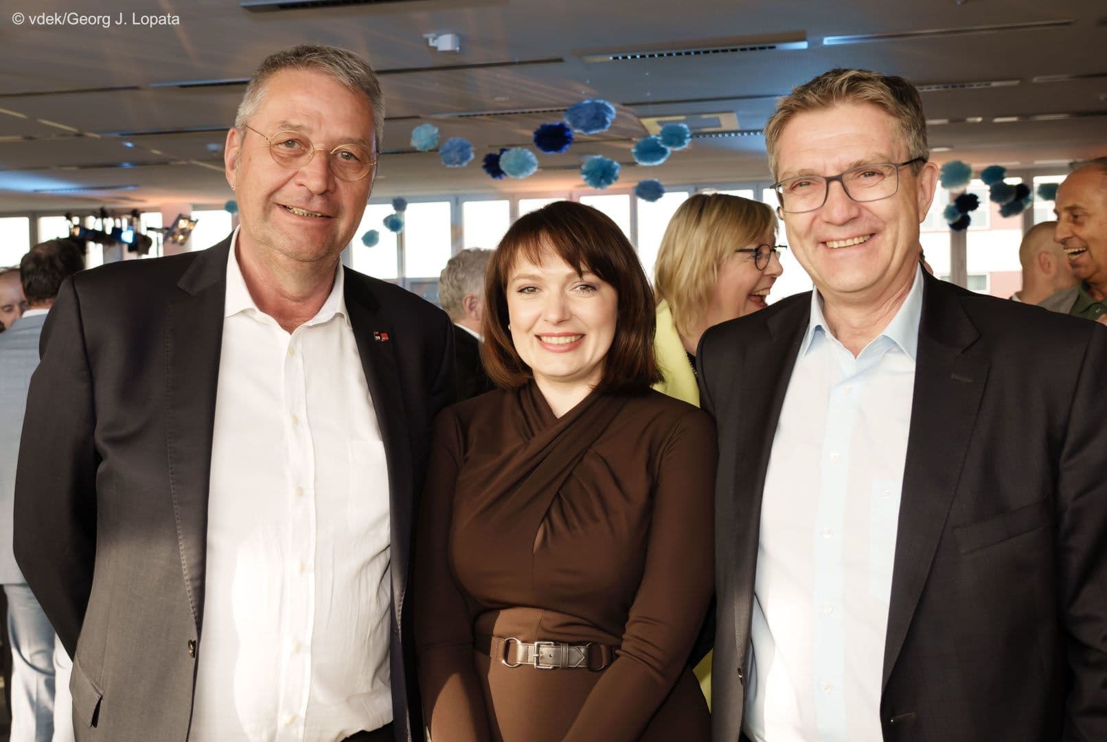 Uwe Klemens (vdek), Marina Schmidt (BMG), Thomas Ballast (TK) (v.l.n.r.)