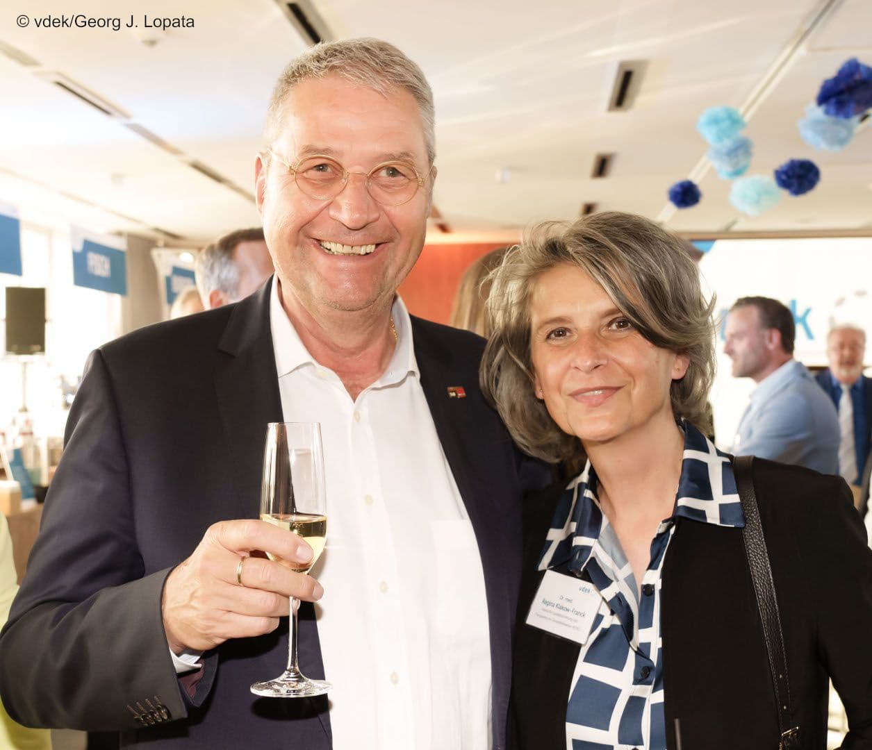 Uwe Klemens (vdek) und Regina Klakow-Franck (IQTIG)