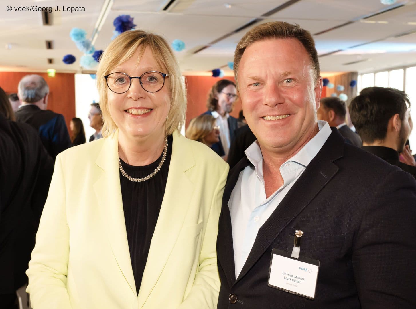 Ulrike Elsner (vdek) und Markus Leyck Dieken (gematik)