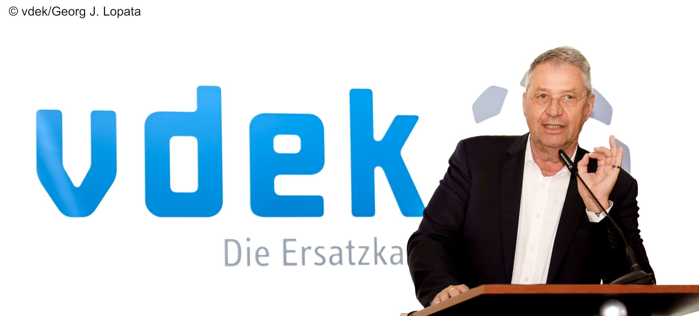 Vdek-Verbandsvorsitzender Uwe Klemens macht klare Ansage gegenüber der Politik.
