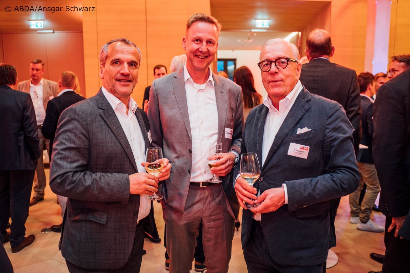 Michael Hennrich (BAH), Frank Dieckerhoff (Apothekerkammer Westfalen-Lippe), Klaus Reinhardt (BÄK) (v.l.n.r.)