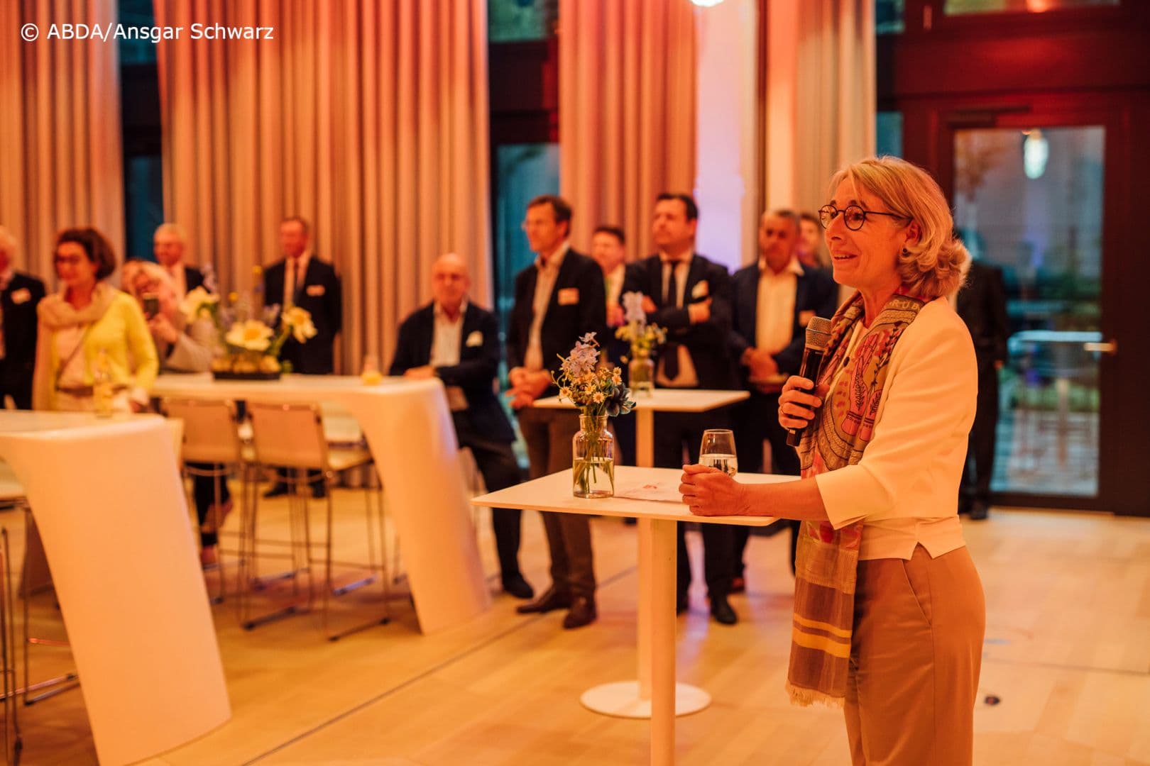 ABDA-Präsidentin Gabriele Regina Overwiening bei ihrer kurzen Rede