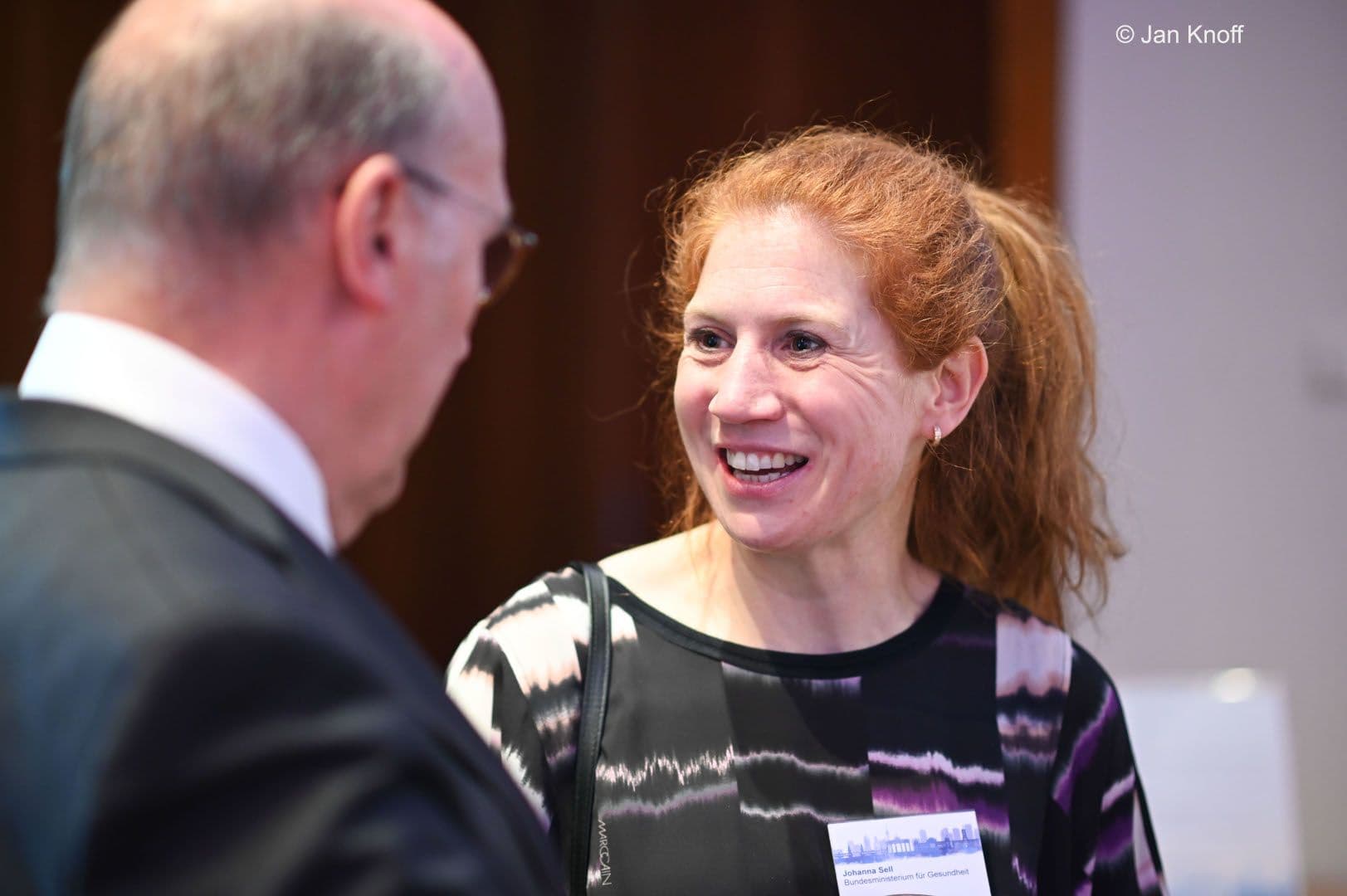Wie immer gut gelaunt: Johanna Sell (BMG)