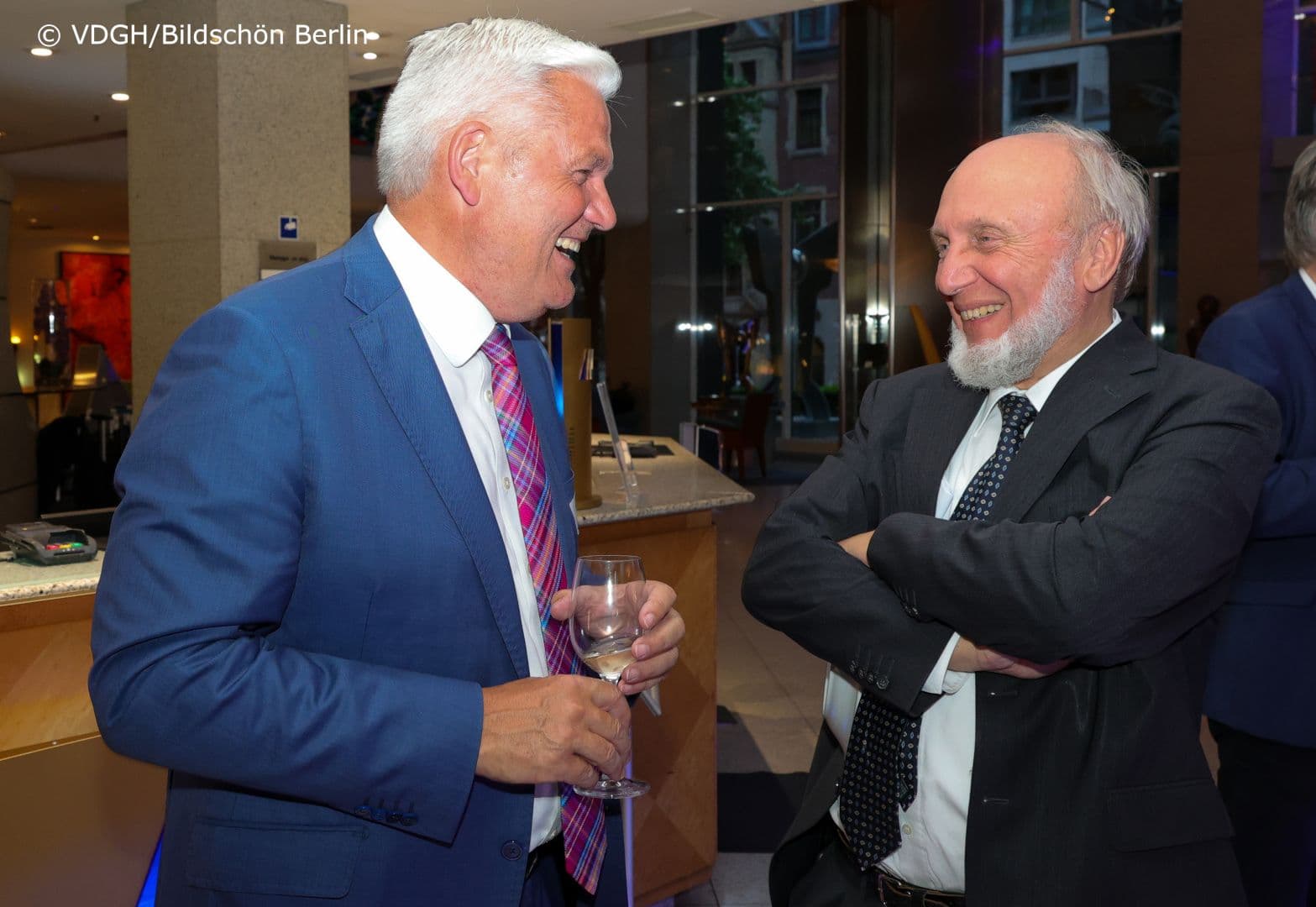 Hubert Hüppe MdB (CDU) (l.) mit Hans-Werner Sinn