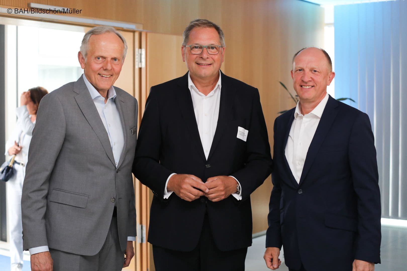 Hubertus Cranz (BAH), Karl Broich (BfArM), Jörg Wieczorek (BAH) (v.l.n.r.)