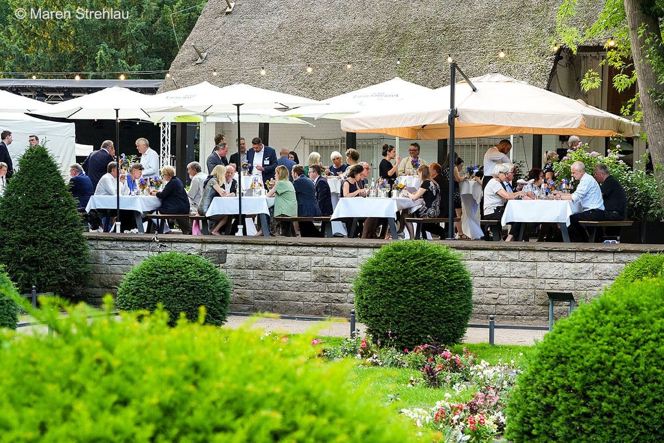 Das Teehaus im englischen Garten ist auch in diesem Jahr Ort des Sommerfestes des Marburger Bundes.