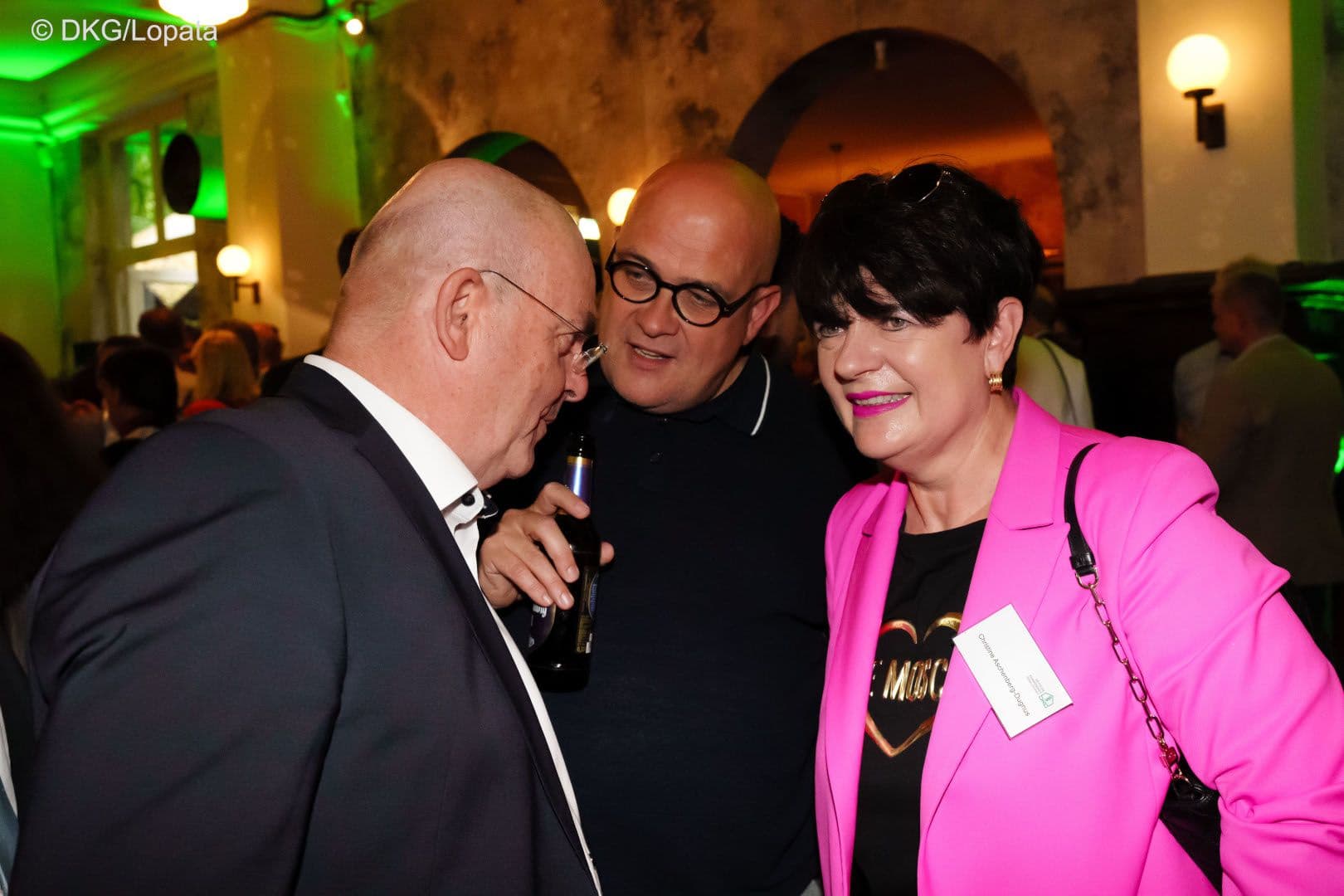 Vielleicht neue Absprachen zwischen dem BMG-Staatssekretär Edgar Franke, Lars F. Lindemann MdB und Christine Aschenberg-Dugnus MdB (beide FDP) (v.l.n.r.)