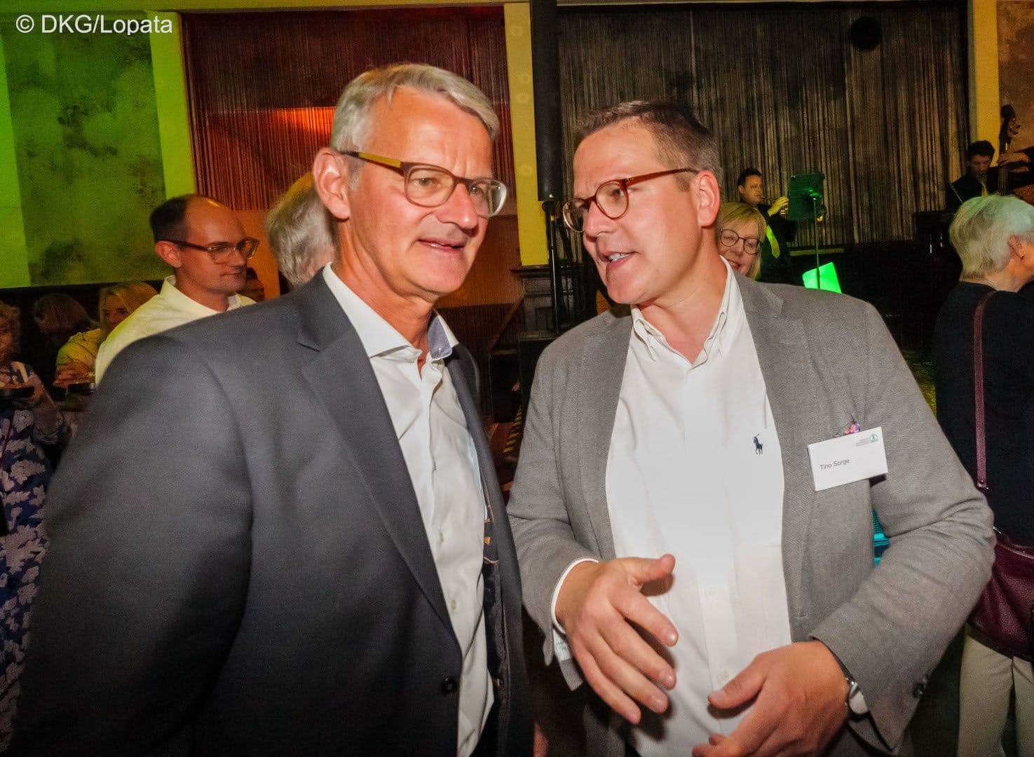 Gerald Gaß (DKG) und Tino Sorge MdB (CDU) (r.)