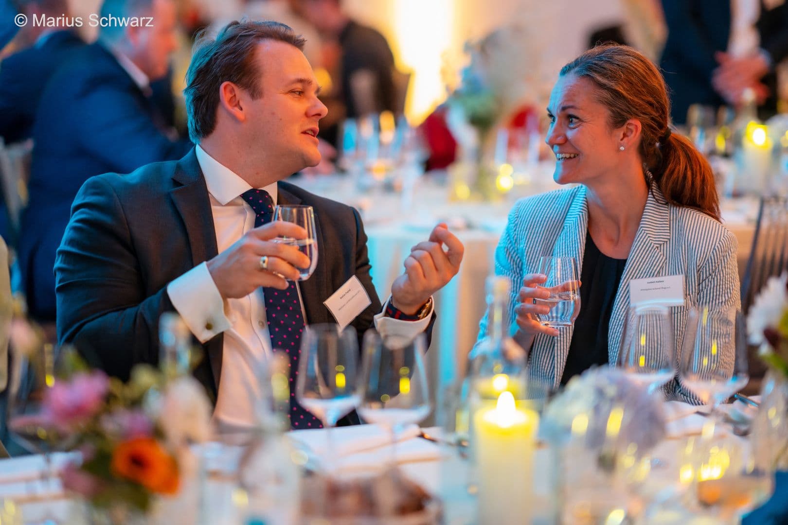 Bastian Pophal (MIT) mit Isabell Halletz (AGVP)