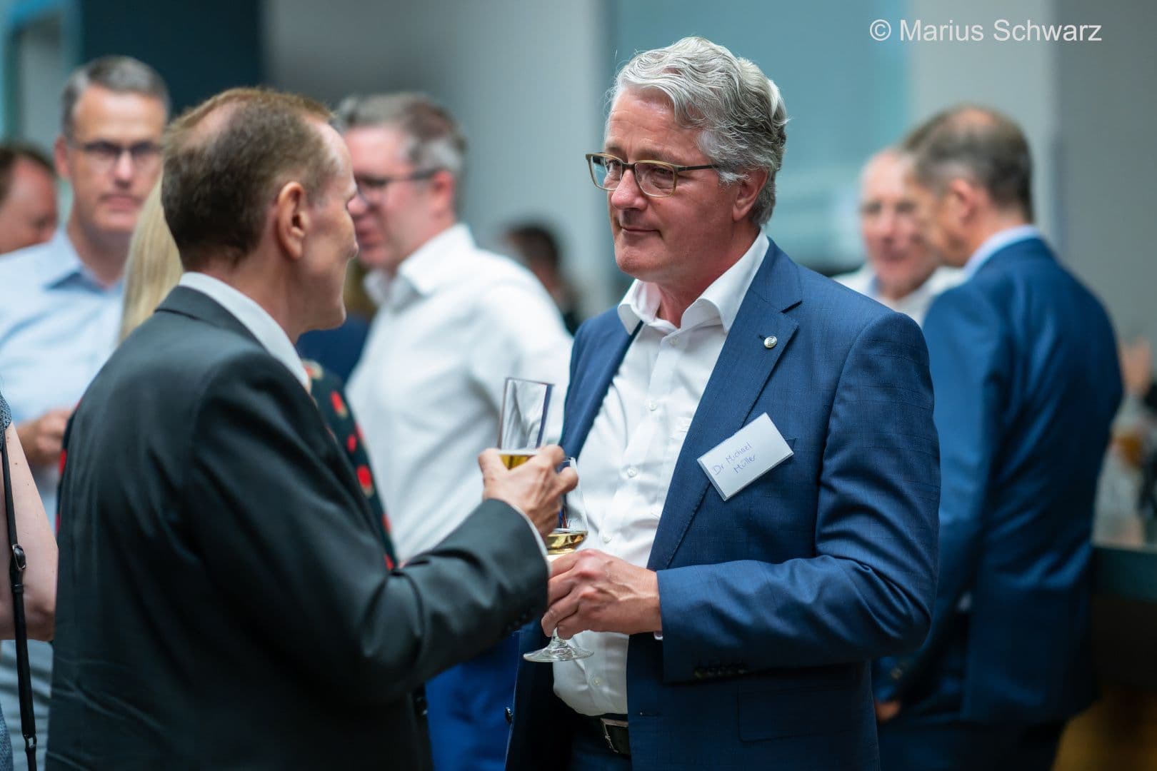 Michael Müller (ALM) (r.) mit Lothar Krimmel