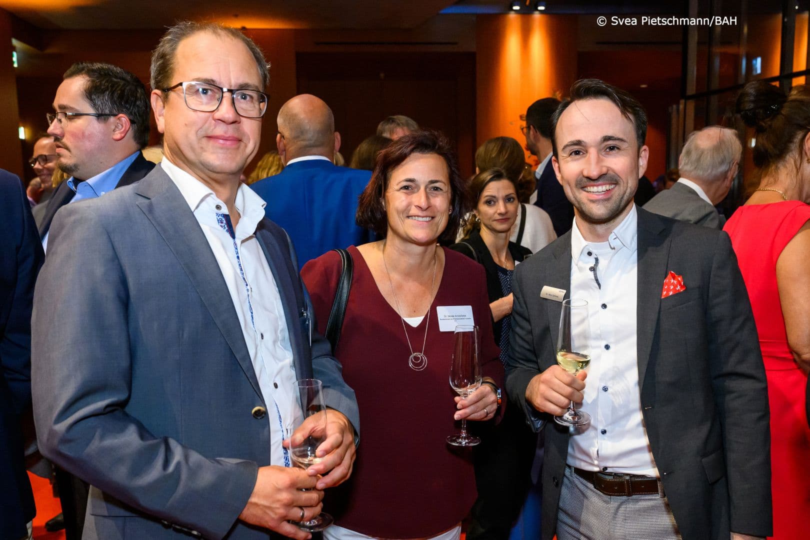 Björn Bradtmöller (Repha), Nicole Armbrüster (BPI), Nico Symma (BAH) (v.l.n.r.)