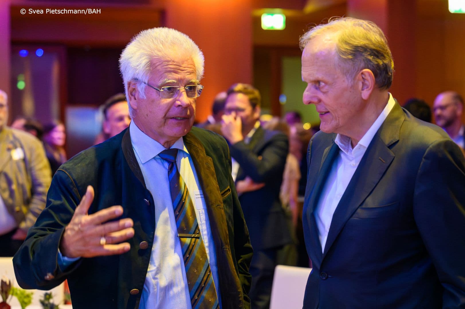 Thomas Benkert (BAK) (l.) mit Hubertus Cranz (BAH)