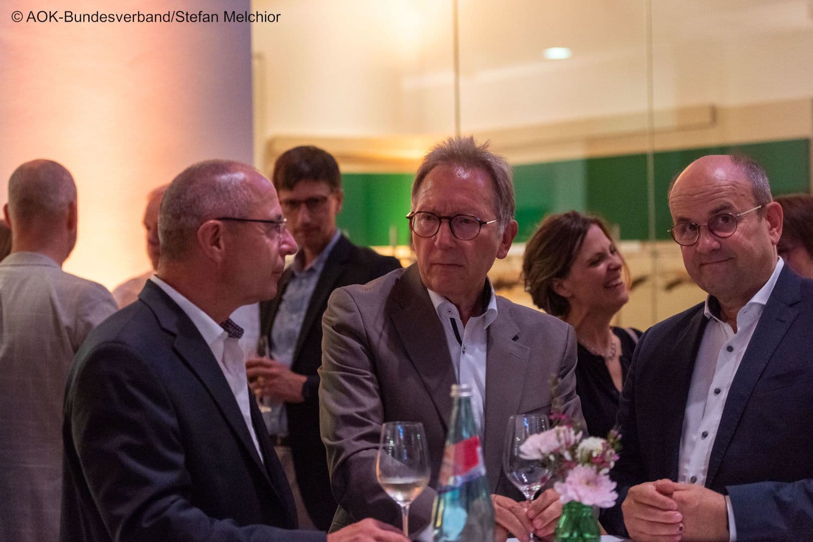 Volker Möws (TK), Erwin Rüddel MdB (CDU) und Thomas Bublitz (BDPK) (v.l.n.r.)