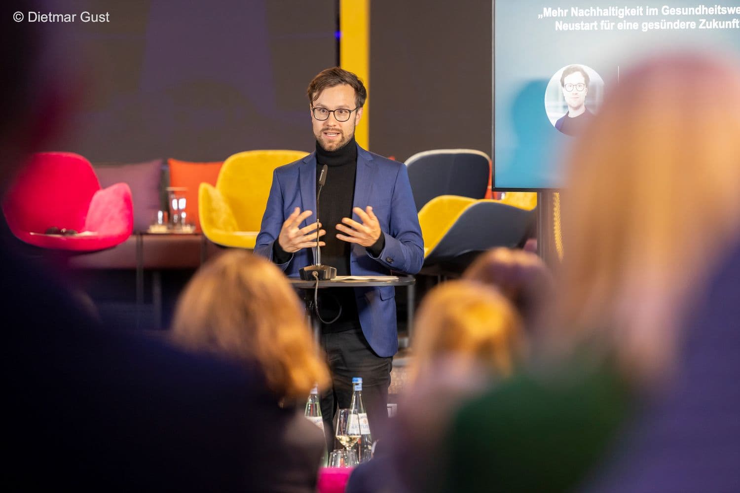 Johannes Wagner MdB (Grüne) bei seinem Vortrag