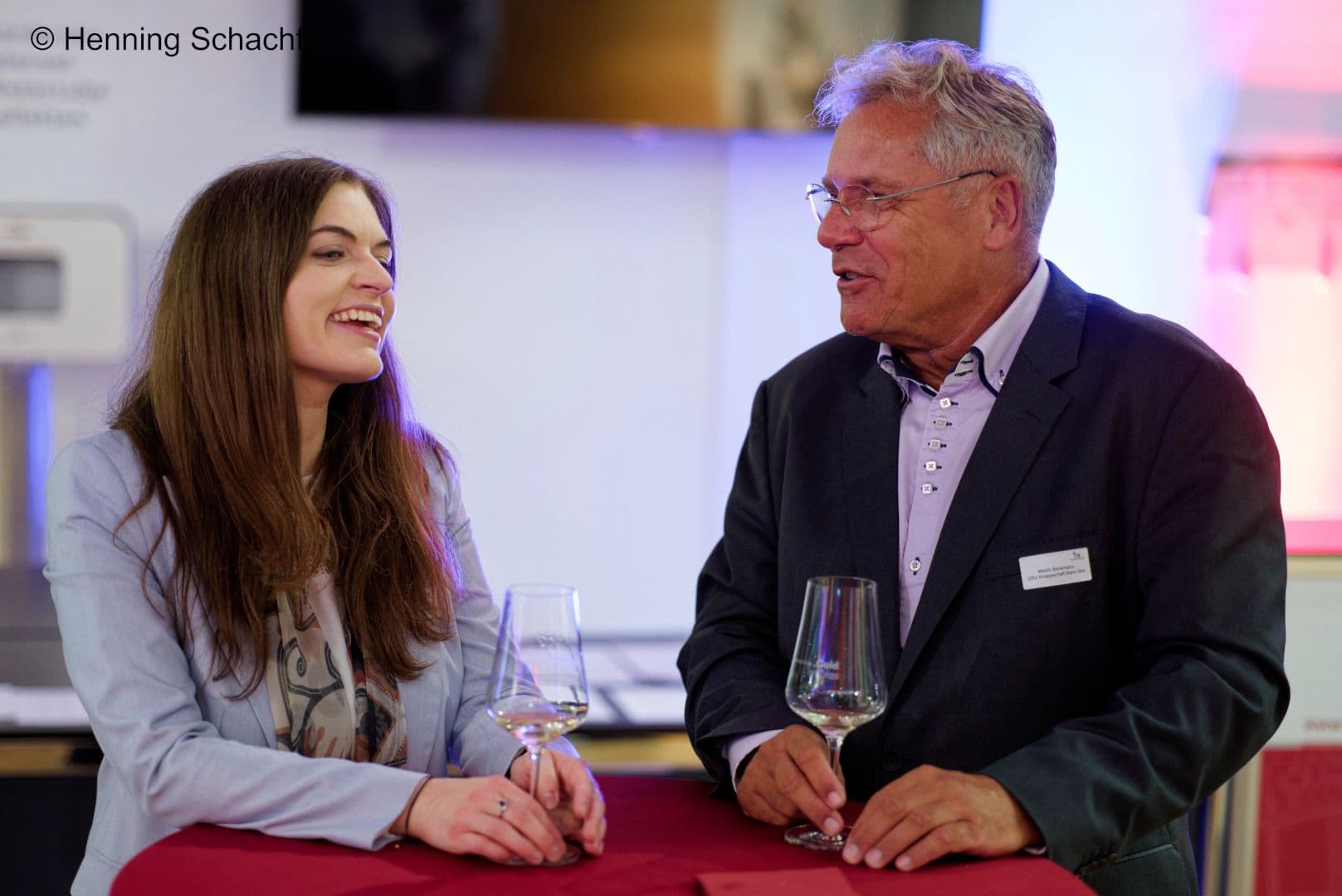 Pia Vornholt (Novo Nordisk) und Martin Böckmann (Knappschaft)