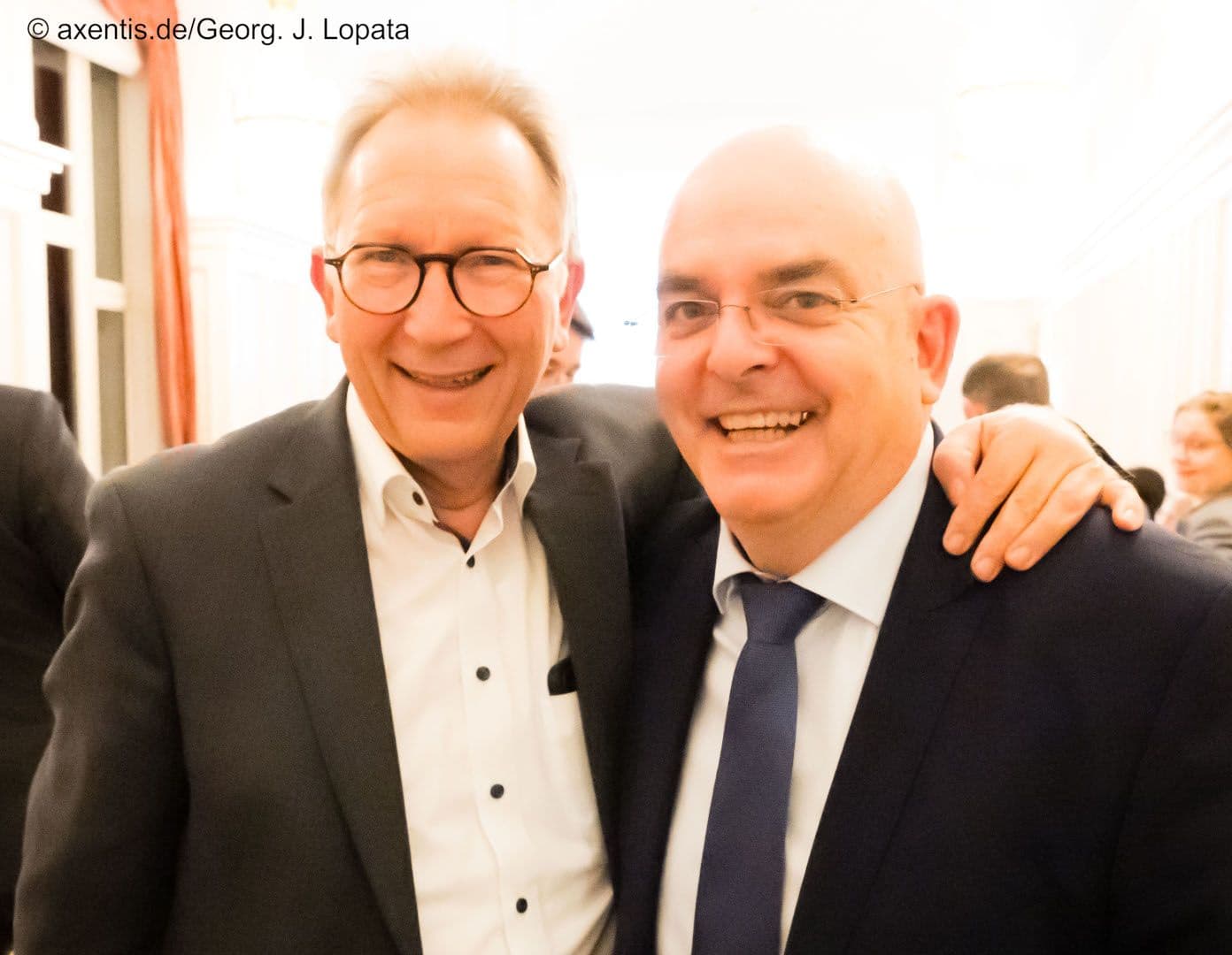 Kennen sich lange: Erwin Rüddel MdB (CDU) und der parlamentarische BMG-Staatssekretär Edgar Franke