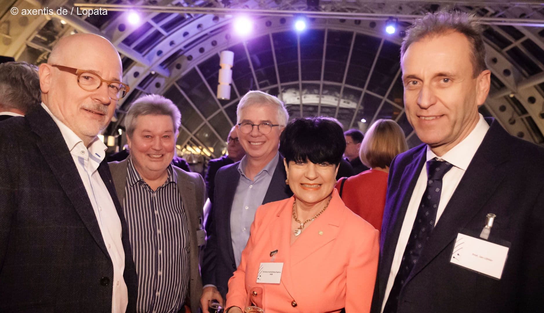 Dirk Heinrich (Virchow-Bund), Günter Scherer (KV Berlin), Andrew Ullmann MdB (FDP), Christine Aschenberg-Dugnus MdB (FDP), Jan Löhler (HNO-Berufsverband) (v.l.n.r.)