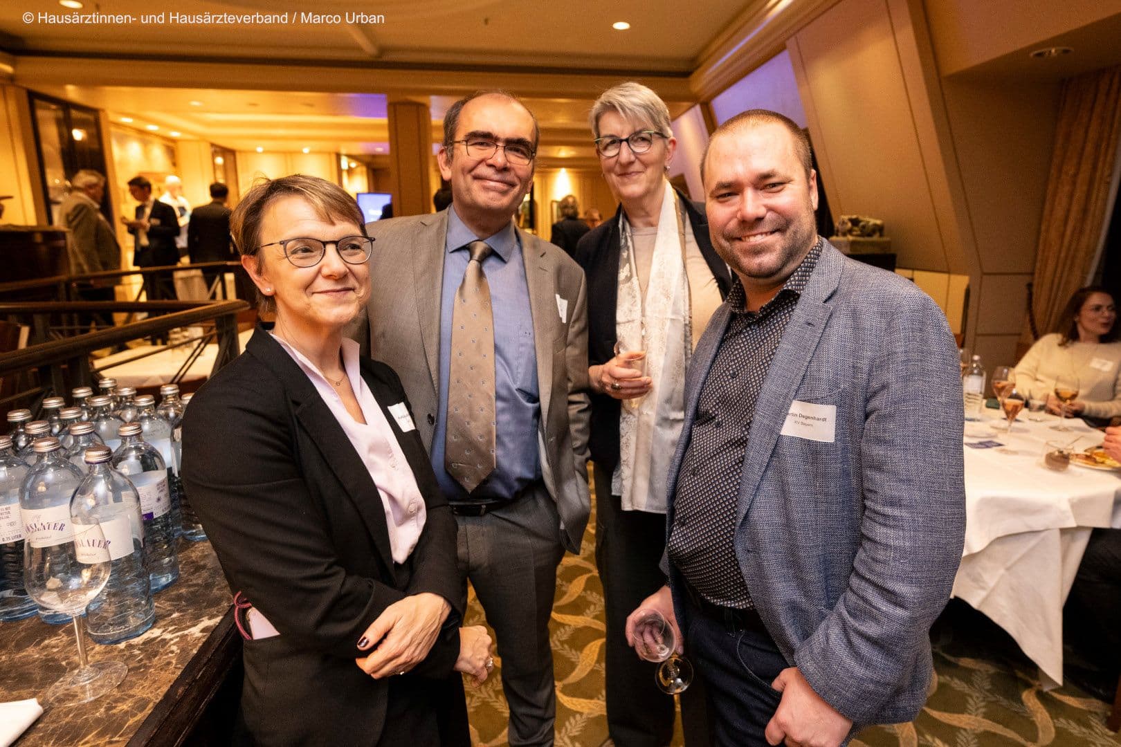 Katja Kohfeld (BMG), Karsten Braun, Doris Reinhardt (beide KV Baden-Württemberg), Martin Degenhardt (FALK) (v.l.n.r.)