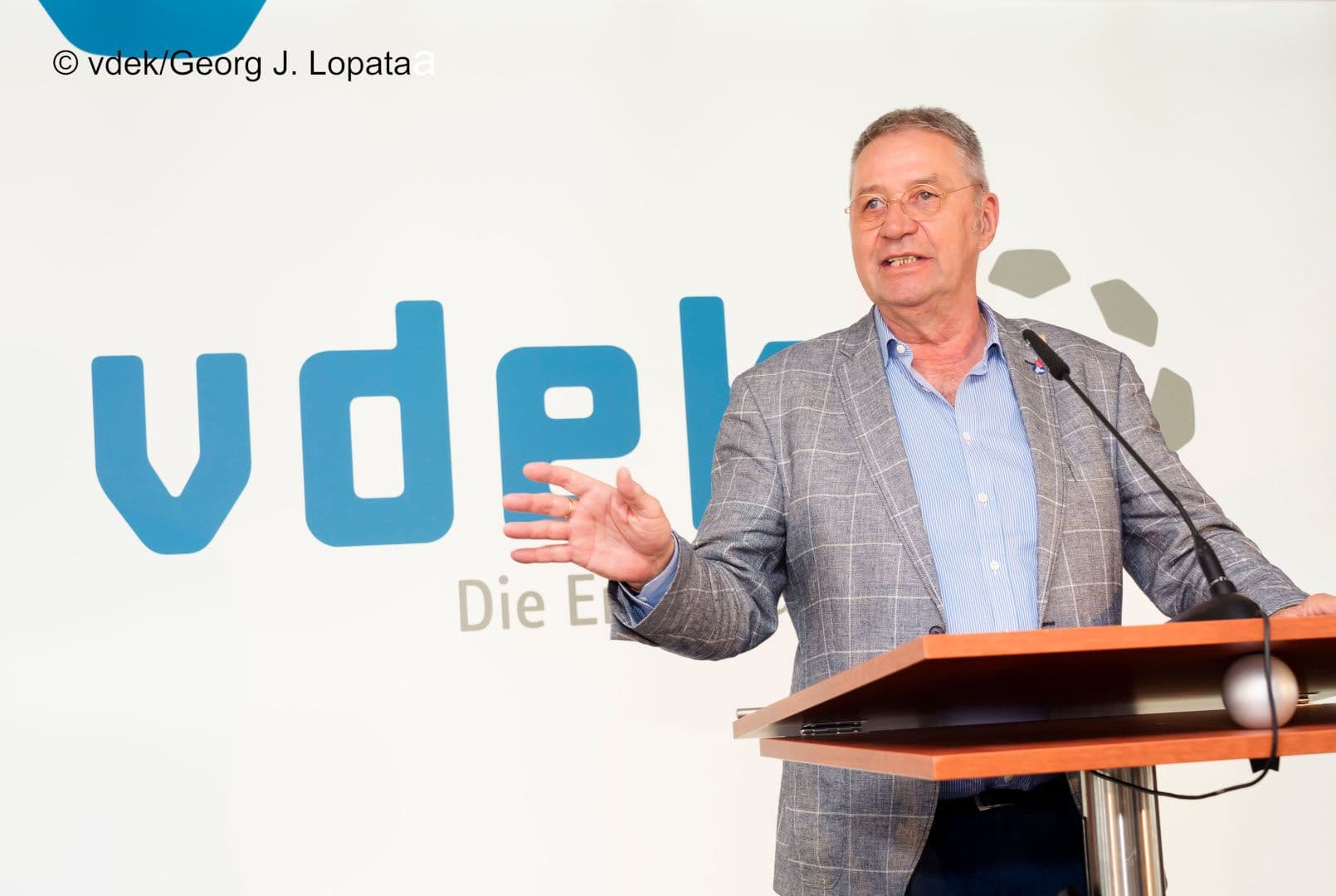 Vdek-Verbandsvorsitzender Uwe Klemens erinnert an die soziale Selbstverwaltung.