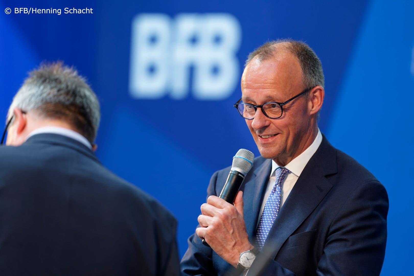 Ein gut gelaunter Friedrich Merz MdB (CDU)