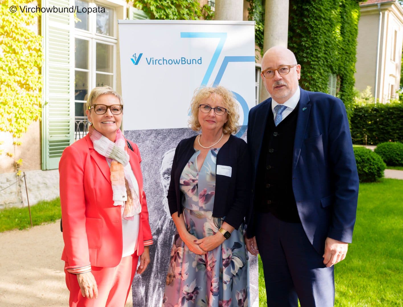 BMG-Staatssekretärin Sabine Dittmar, Christiane Wessel (KV Berlin), Dirk Heinrich (Virchowbund) (v.l.n.r.)