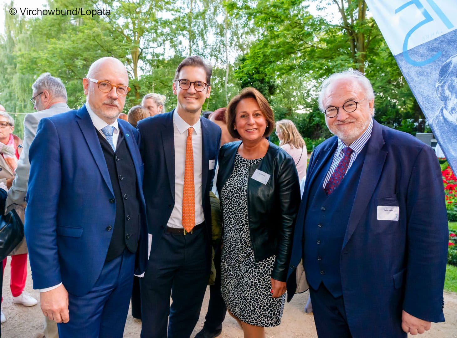 Dirk Heinrich (Virchowbund), Stephan Pilsinger MdB (CSU), Nicole Westig MdB (FDP), Rudolf Henke (Ärztekammer Nordrhein) (v.l.n.r.)