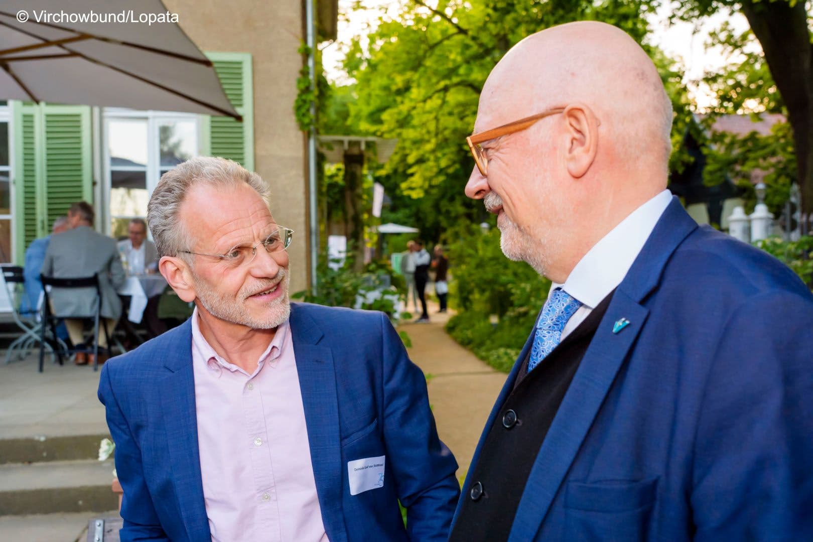 Dominik von Stillfried (Zi) (l.) und Dirk Heinrich (Virchowbund)