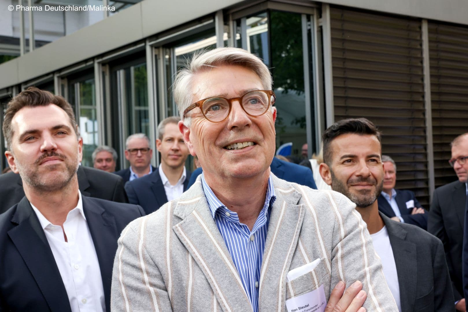 Wird von Jörg Wieczorek während seiner Rede direkt angesprochen: Han Steutel (vfa).