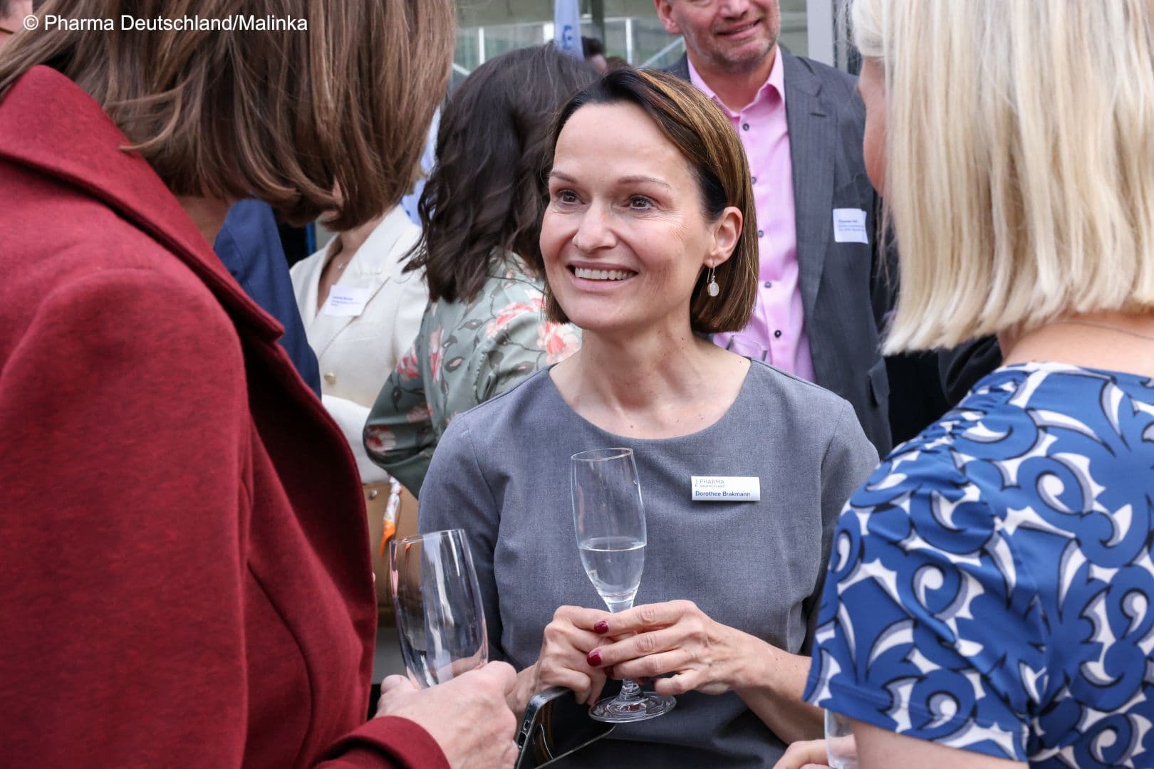 Dorothee Brakmann (Pharma Deutschland) gut gelaunt