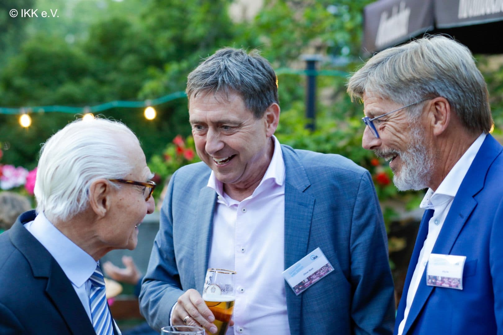 Drei Herren der Ersatzkassen: Dieter F. Märtens (TK), Oliver Blatt (vdek), Jörg Ide (TK) (v.l.n.r.)