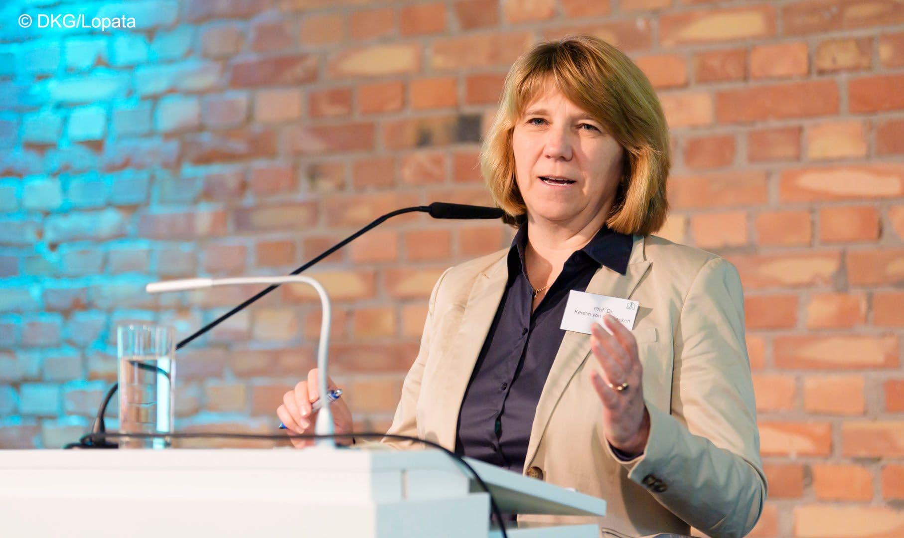 GMK-Vorsitzende Kerstin von der Decken (Schleswig-Holstein) bittet um mehr Zeit für die Krankenhausreform.
