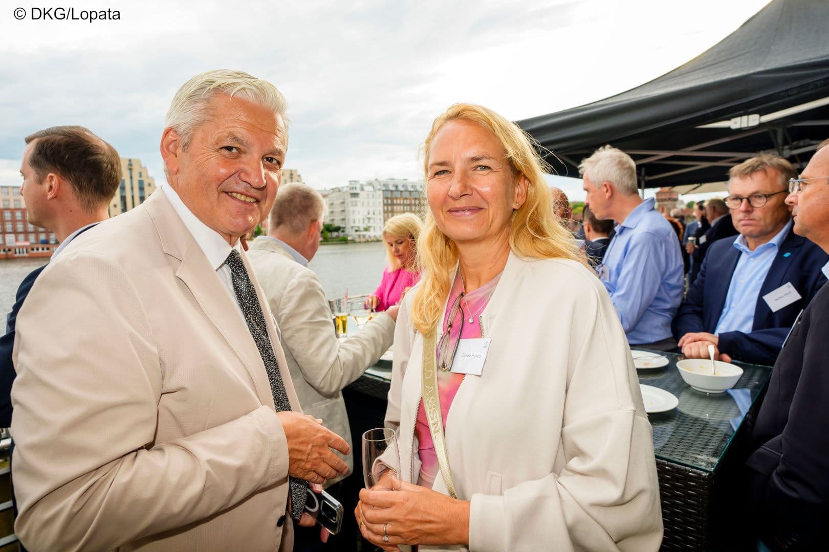 Hubert Hüppe MdB (CDU) mit Daniela Piossek (Paul Hartmann)