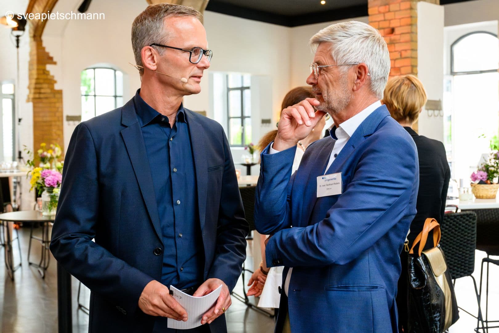 Bork Bretthauer (Pro Generika) und Burkhard Rodeck (DGKJ) (r.)