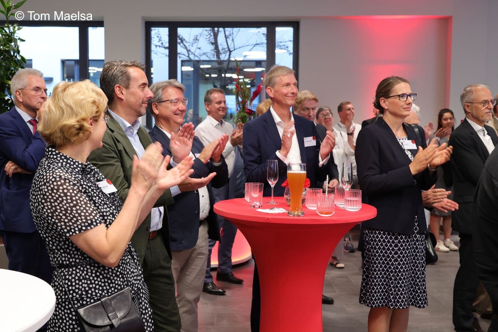Applaus der Gäste des Sommerfestes des GKV-SV