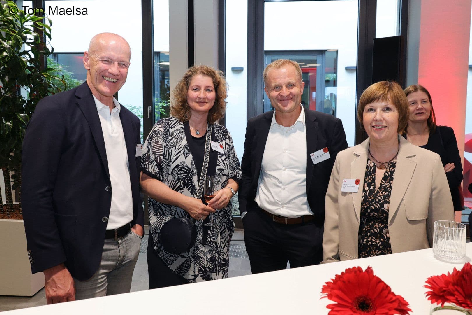 Gerhard Sehnert (SVLFG), Edlyn Höller (DGUV), Stephan Fasshauer, Brigitte Gross (beide DRV Bund) (v.l.n.r.)