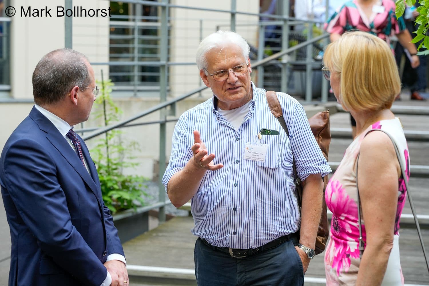 Andreas Botzlar (Marburger Bund), Claus-Dieter Heidecke (IQTIG), Susanne Johna (Marburger Bund) (v.l.n.r.)