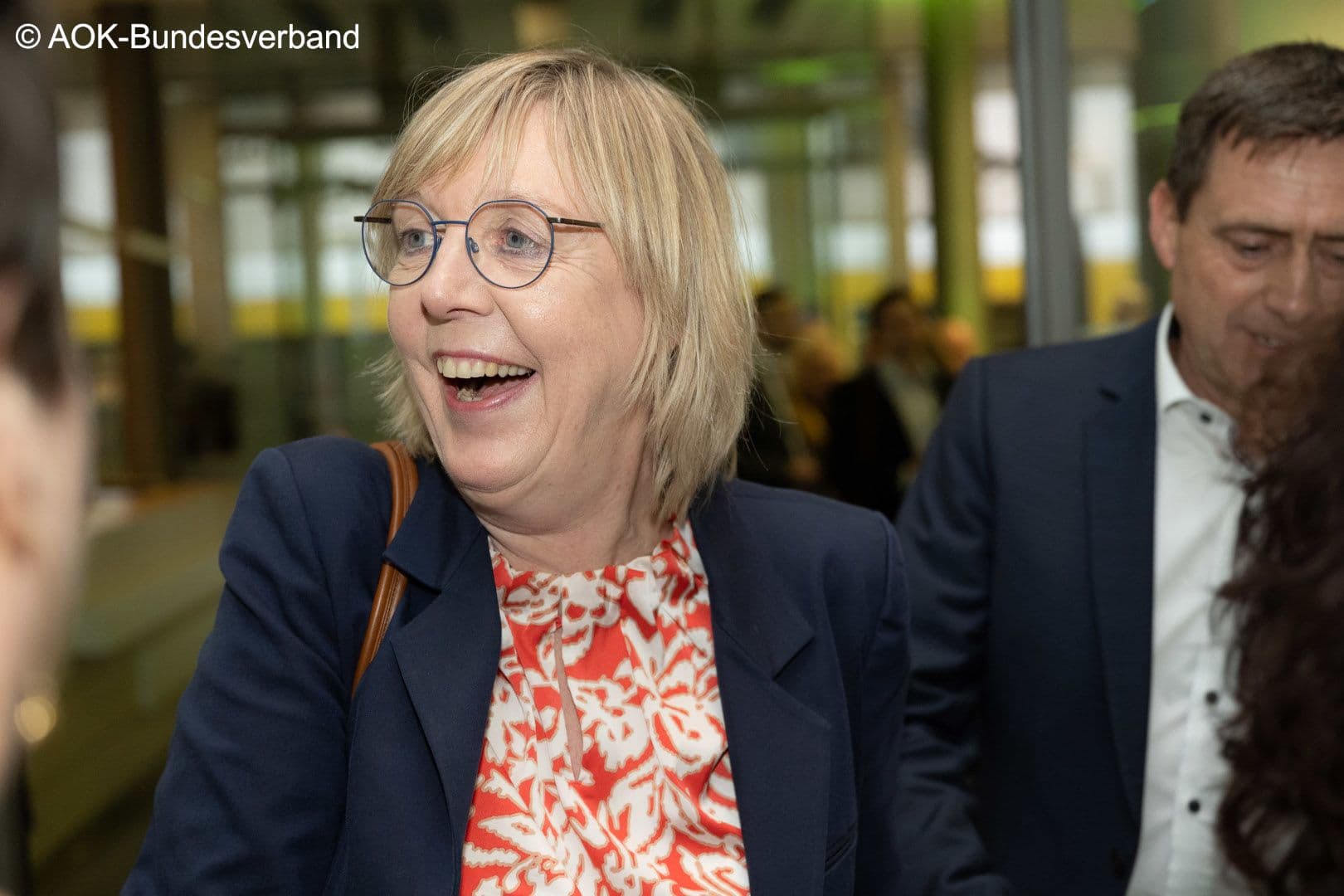 Eine fröhliche Ulrike Elsner (vdek)