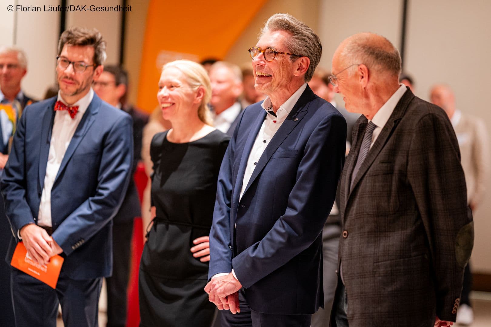 Die DAK-Gesundheit-Führung mit Selbstverwaltung und Hauptamt: Roman G. Weber, Ute Wiedemann, Andreas Storm und Johannes Knollmeyer (v.l.n.r.)