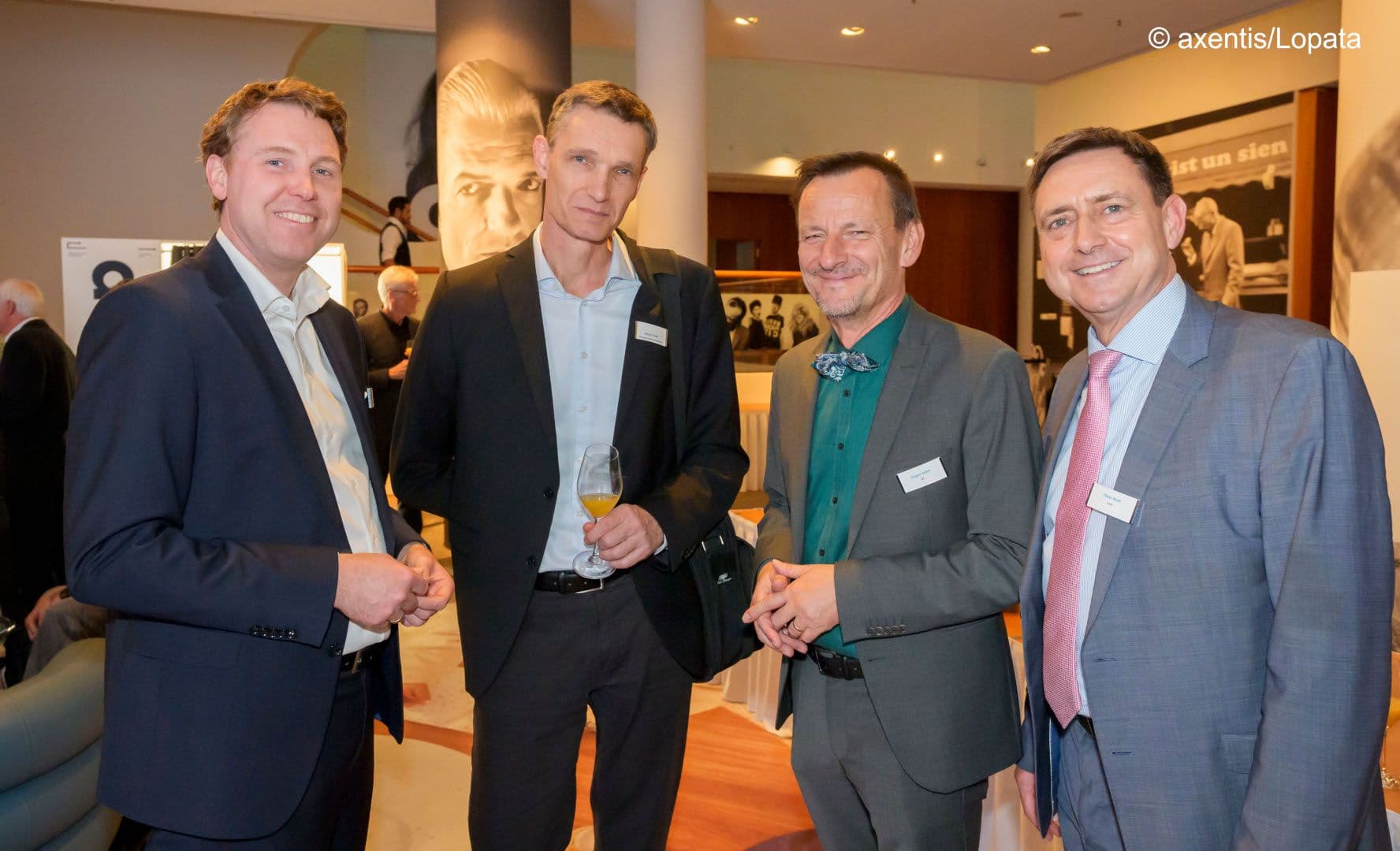 Malte Behmer (vdek), Marco Franck (DGB), Jürgen Hohnl (IKK e.V.), Oliver Blatt (vdek) (v.l.n.r.)