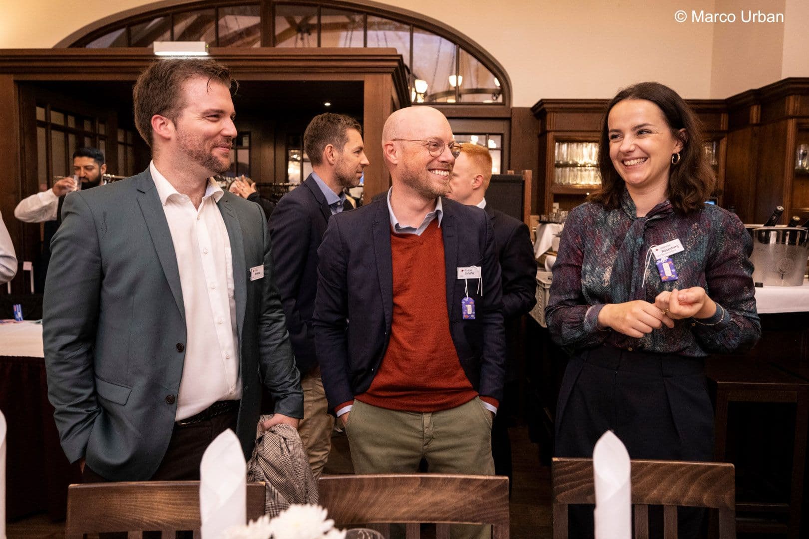 Falco Wehmer (vfa), Tobias Schäfer (CDU), Wencke Rüsenberg (GKV-SV) (v.l.n.r.)