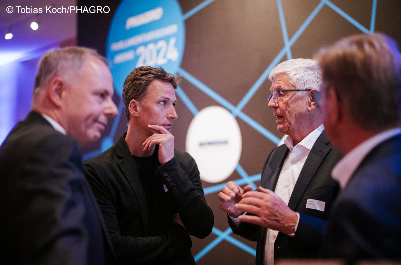 Michael Kuck (NOWEDA), Alexander Müller (DAZ), Wilfried Hollmann, Thomas Trümper (PHAGRO) (v.l.n.r.)